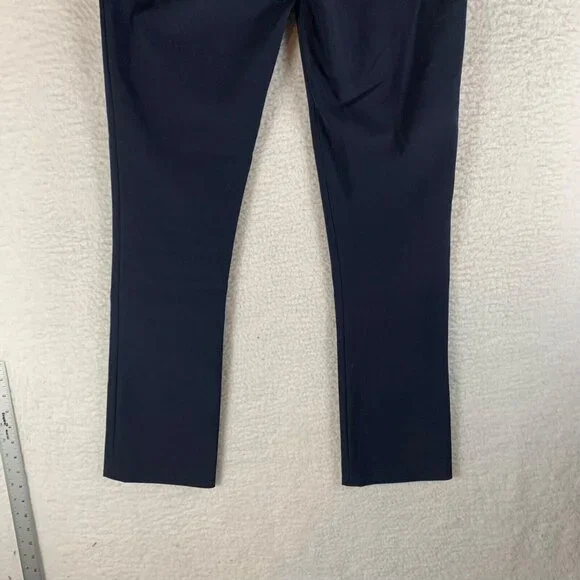 MM. LaFleur Women's The Foster‎ Pant Power Stretch Side Zip Navy Size 2 9543 - Picture 10 of 15